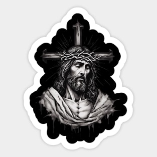 Jesus Christ Love Your Neighbour as Yourself Sticker